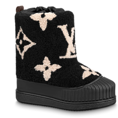 Women's Louis Vuitton Polar Flat Half Boot Black - Get it Now on Sale!