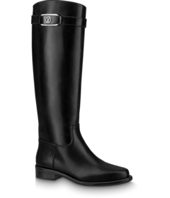 Get the Louis Vuitton Westside Flat High Boot Black for Women's Sale!