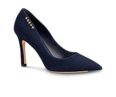 Shop Louis Vuitton Signature Navy Blue Pumps for Women