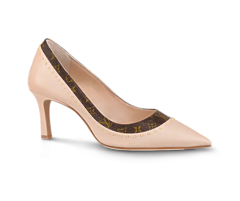 Shop Women's Louis Vuitton Signature Pump Nude Pink with Discount