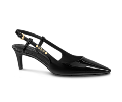 Shop the Louis Vuitton Signature Slingback Pump Black - Women's Fashion