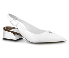 Buy Louis Vuitton Magnetic Slingback Pump White for Women's