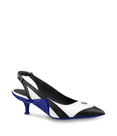 Shop Louis Vuitton Archlight Slingback Pump White / Blue for Women