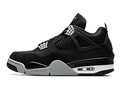 Air Jordan 4 - Black Canvas Women's Shoes - Sale Now!