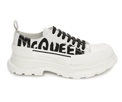 A. McQueen Tread Slick Lace Up - Optic White