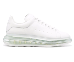 Shop Alexander McQueen Transparent Oversized Sole White for Women at Discount Prices