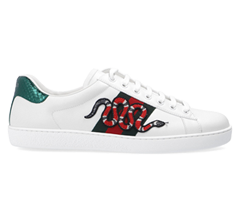 Shop Men's Gucci Ace Sneakers with Patch