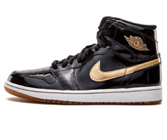 Air-Jordan 1 Retro High OG - Black/Metallic Gold Men's Shoes for Sale