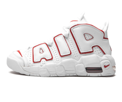 Women's Nike Air More Uptempo GS - White/Varsity Red - Get Discount Now!