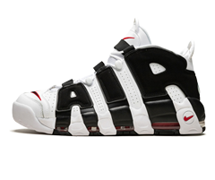 Buy Nike Air More Uptempo - Bulls White/Black-University Red Discounted Men's Shoes