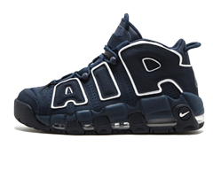 Shop the Nike Air More Uptempo 96 - Obsidian/Obsidian-White for Women's