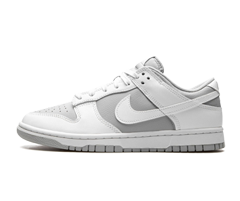 Women's Nike Dunk Low - White / Grey Sale Discount