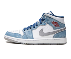 Shop Women's Air Jordan 1 Mid SE - French Blue with Discount Now!