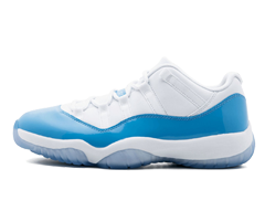 Shop Air Jordan 11 Retro Low - UNC White/University Blue Womens Shoes On Sale