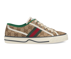 Women's GG Gucci Tennis 1977 Sneakers in Beige/Ebony - Buy Now and Enjoy Discount!