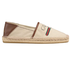 Women's Gucci Logo Canvas Espadrille - Get a Discount Now!