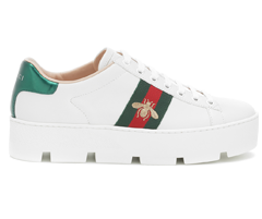 Shop Women's Gucci Ace Embroidered Platform Sneaker