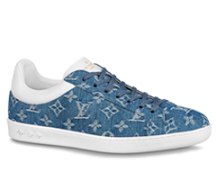 Shop the Louis Vuitton Luxembourg Sneaker Navy Blue for Men's - On Sale Now!