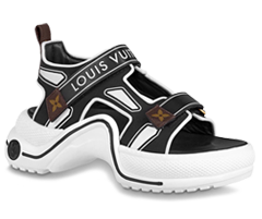 Women's Louis Vuitton Archlight Sandal Black White - Buy Now and Get Discount!