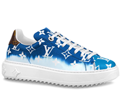 Buy Louis Vuitton Escale Time Out Sneaker Blue Patent Monogram Canvas for Women