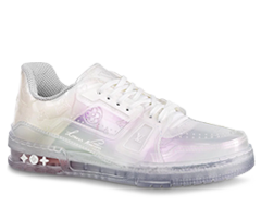 Shop Louis Vuitton Trainer Sneaker Transparent Material White for Men's at Discount