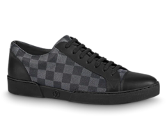 Men's Louis Vuitton Match Up Sneaker Graphite Damier Coated Canvas - Buy Now at Discount!