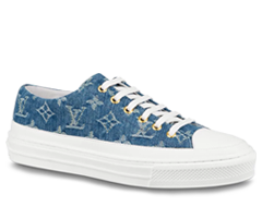 Shop the Louis Vuitton Stellar Sneaker Monogram Denim Bleu Jeans Blue for Men Now and Enjoy Great Discounts!