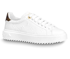 Louis Vuitton Time Out White Debossed