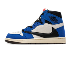 Shop Women's Air Jordan 1 High OG TS SP White Blue