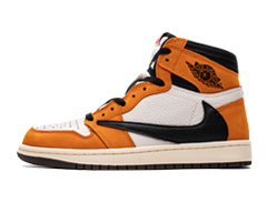 Shop Women's Air Jordan 1 High OG TS SP White Orange at Discount!