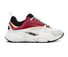 Dior Burgundy Gold-Tone White, Black