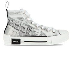 Get the Dior B23 High Newsprint White Black at the Best Discount for Women's