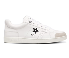 Dior Star Sneaker White Calfskin and Suede