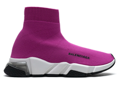 Shop Men's Balenciaga Speed Clear Sole Fuchsia On Sale Now!