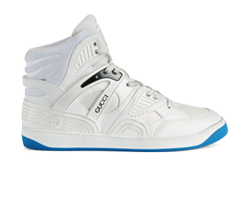 Gucci Basket High-Top White, Black and Blue Accents