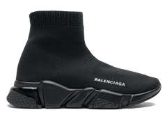 Men's Balenciaga Speed Clear Sole Black with Discount at Shop