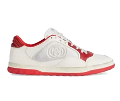 Gucci Mac80 Low-Top Sneakers Red/White