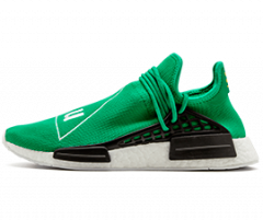 Buy the Pharrell Williams NMD Human Race Green Women's Shoes - Get it Now!