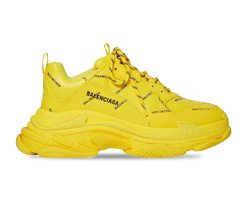 Balenciaga Logo Sneakers - Sunset Yellow