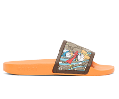 Buy Orange Disney Edition GG Supreme Donald Duck Sandals for Women's