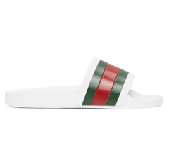 Women's Gucci White Pursuit Slides - Get the Best Sale Discounts Now!