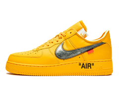 Shop for Men's NIKE AIR FORCE 1 LOW Off-White - University Gold and Get Discount
