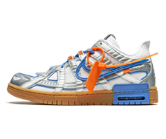 Women's NIKE AIR RUBBER DUNK Off-White - University Blue with Discount at Shop