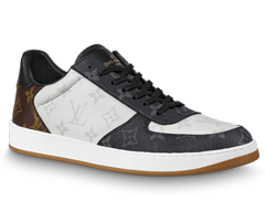 Get the Louis Vuitton Rivoli Sneaker - Ebene, Monogram canvas for men.