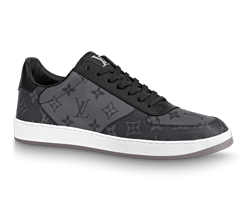 Men's Louis Vuitton Rivoli Sneaker - Eclipse, Monogram & Monogram Reverse canvas on Sale!