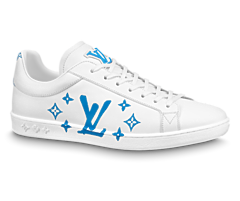 Buy the Louis Vuitton Luxembourg Samothrace Sneaker - White Calf Leather for Men's