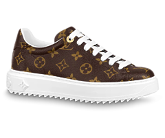 Women's Louis Vuitton Time Out Sneaker Cacao Brown - Shop Now!
