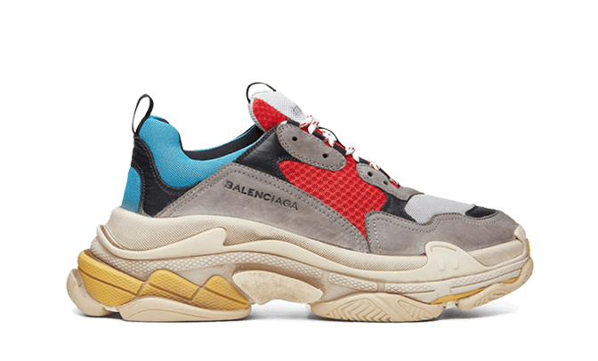 buy authentic  Balenciaga Triple S  Red / Blue for 285 USD