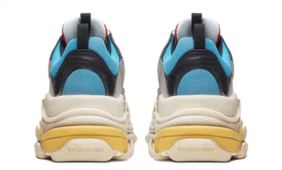 Sale on Balenciaga's Triple S Trainers in Red & Blue for Men