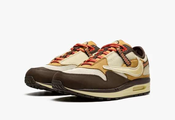 Men's Nike Air Max 1 - Travis Scott Baroque Brown Special Offer